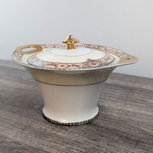 Schleiger 344-A Haviland Limoges Sugar Bowl Lid France Replacement Piece Cottage